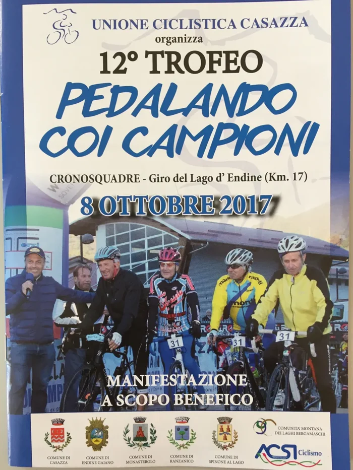 12esimo trofeo Pedalando coi Campioni - Manifestazione a scopo benefico | Rassegna Stampa | Associazione Cuore di Donna