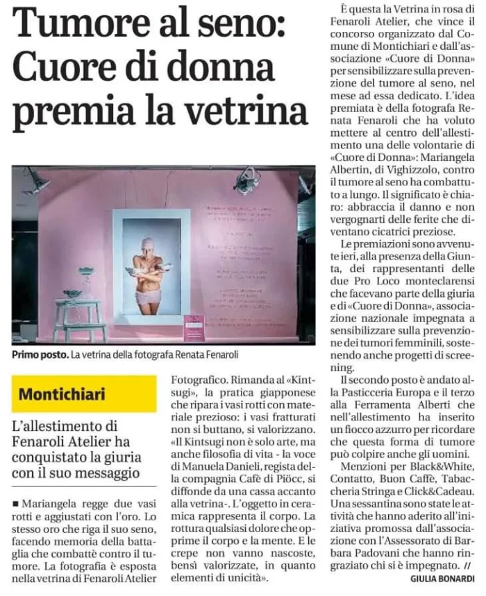 Tumore al seno: Cuore di Donna premia la vetrina | Rassegna Stampa | Associazione Cuore di Donna