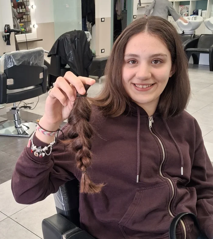 Treccia | Donazione Capelli | Capelli Donati | Progetto DONAMI: Capelli per la Vita | Associazione Cuore di Donna
