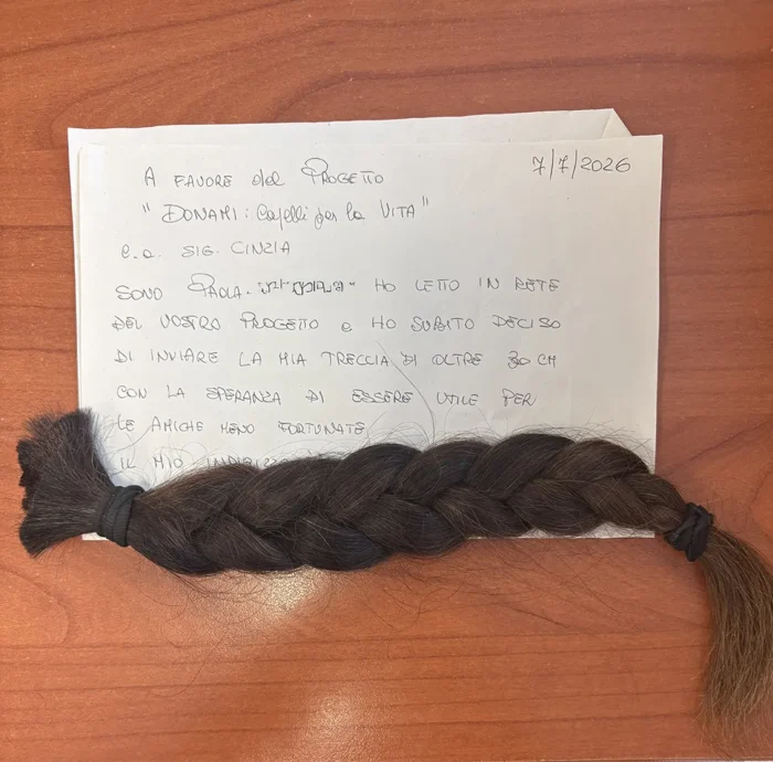 Treccia Donata | Capelli Donati | Progetto DONAMI: Capelli per la Vita | Associazione Cuore di Donna